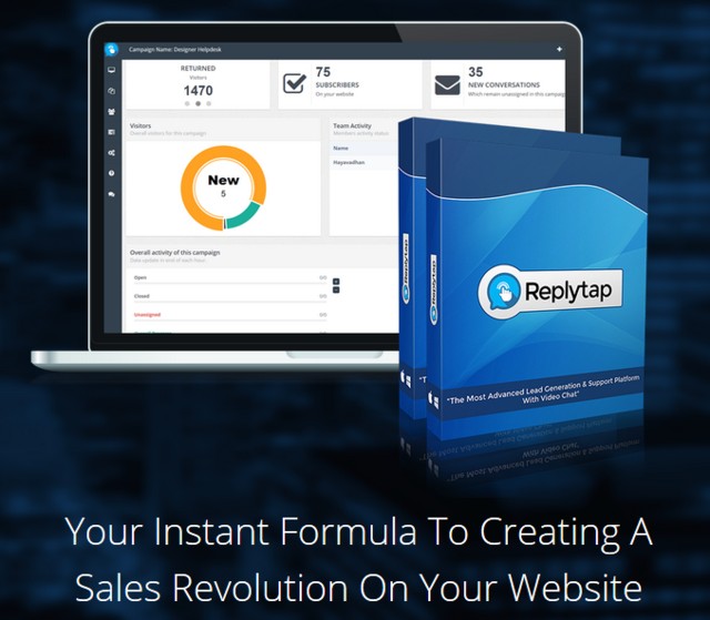 ReplyTap Video Chat Platform Software by Karthik Ramani Review – Best Advanced Video Chat Lead Generation and Customer Support Platform With Extensive Screen Share, Live Support, Built-in Chat Box, Video Calling, Co-Browsing Features, Customer Support and Knowledgebase Features